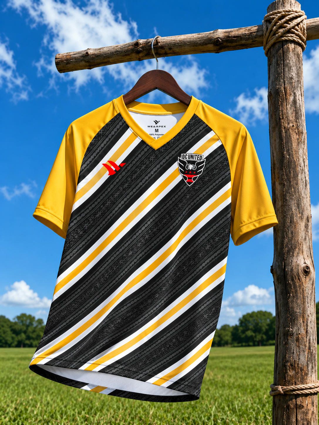 Football Team Shirts Black and Gold Custom Sublimated Match Kits for Football Clubs and Academies